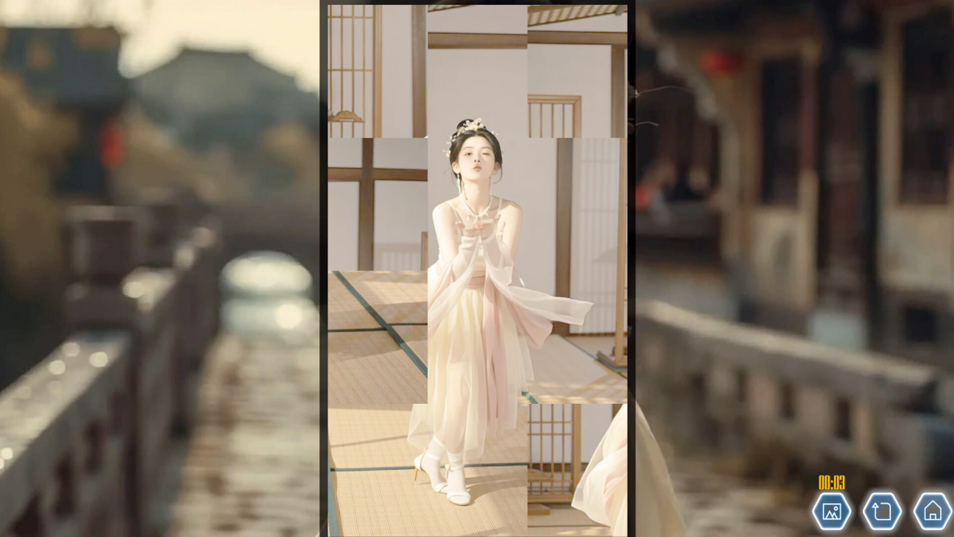 Ancient Style Girl Dynamic Jigsaw Puzzle screenshot #3