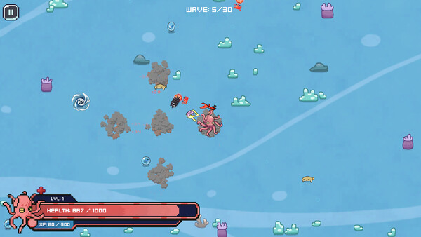 Screenshot of Squidly's Revenge