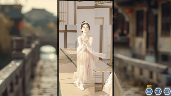 Ancient Style Girl Dynamic Jigsaw Puzzle Demo