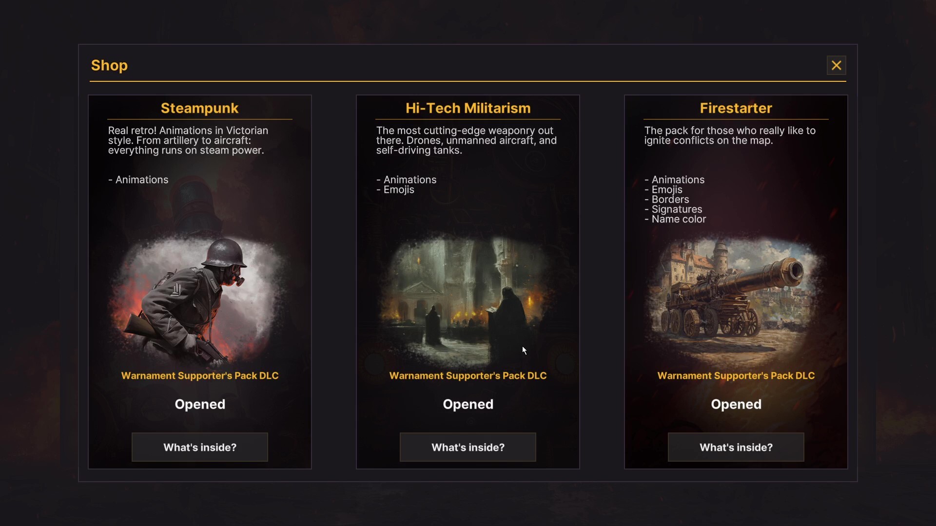Warnament Visuals and Animations Pack Featured Screenshot #1