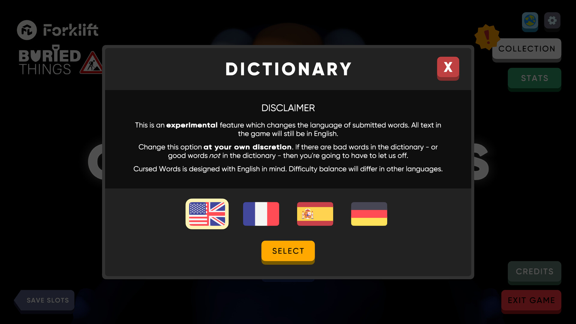 Cursed Words: The Word Game That Isn't screenshot #5