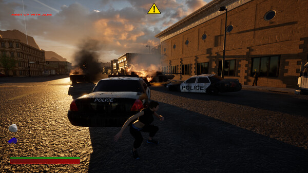 Screenshot of SNEAKALOT gameplay showing in-action mechanics