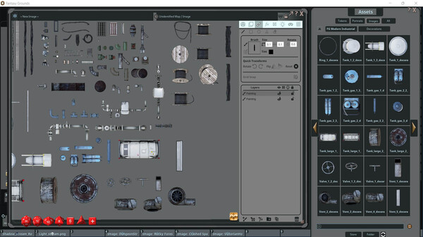 Fantasy Grounds - FG Industrial Factories Map Pack