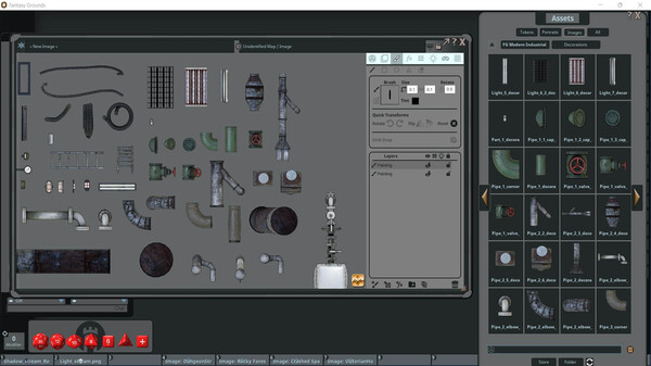 Fantasy Grounds - FG Industrial Factories Map Pack