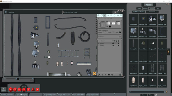 Fantasy Grounds - FG Industrial Factories Map Pack