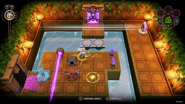 Screenshot of Elvarn gameplay showing in-action mechanics