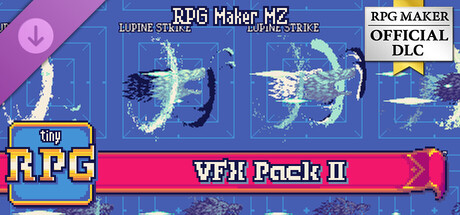 Cover of RPG Maker MZ - TinyRPG – VFX Pack II on Steam