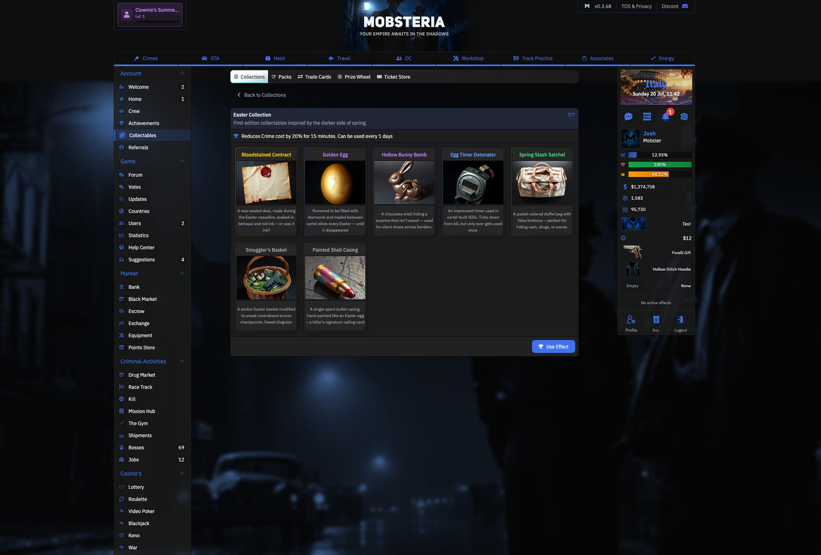 Mobsteria screenshot #2