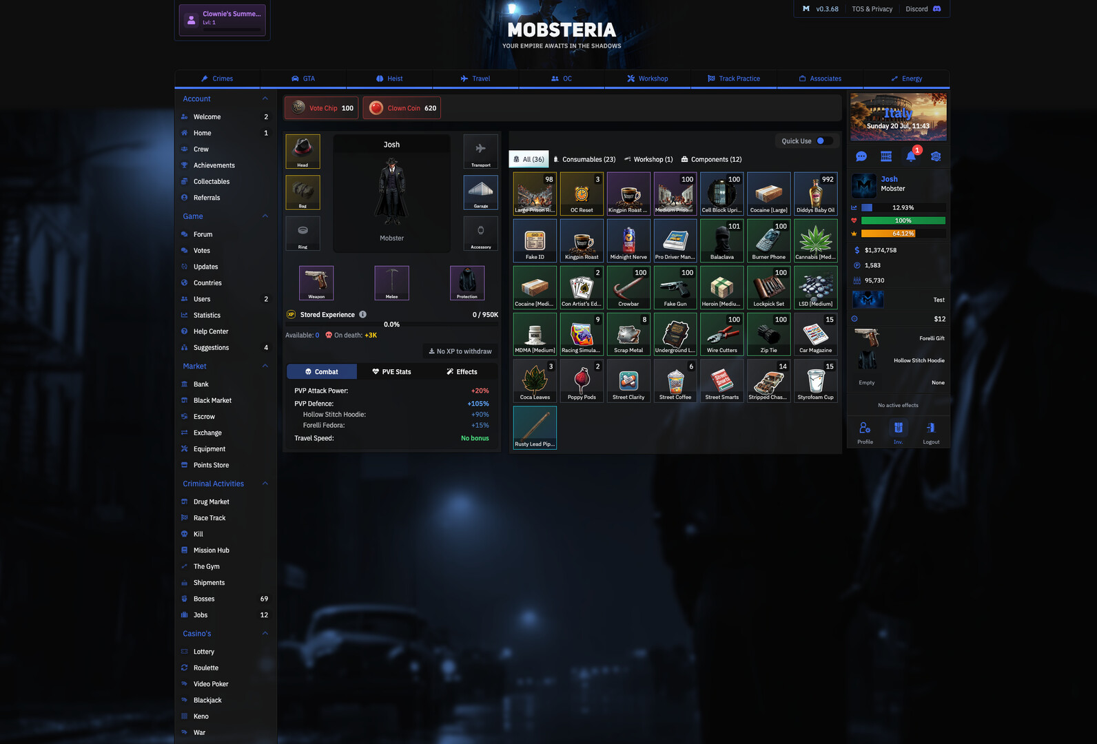 Mobsteria screenshot #5