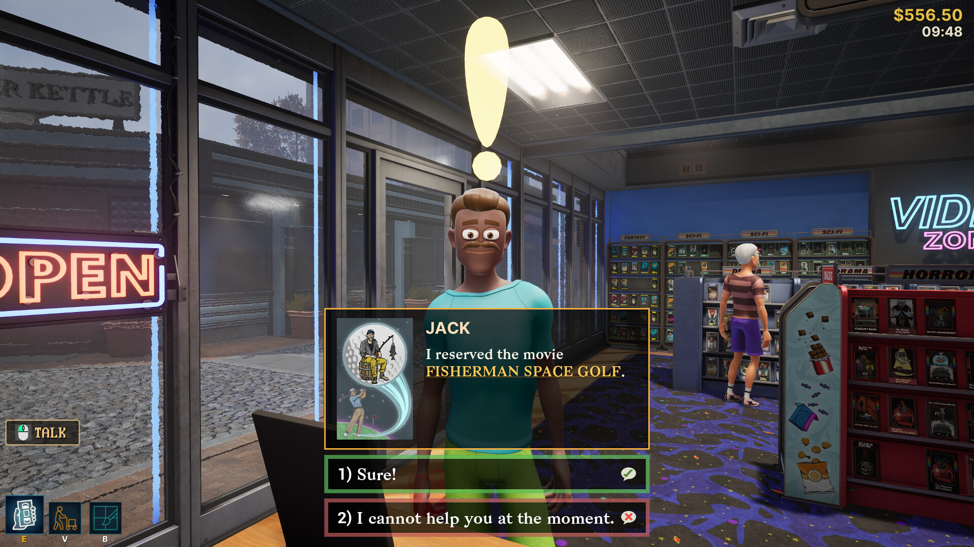 #3. Retro Rewind - Video Store Simulator Demo (Steam) 来自: Blood Pact Studios