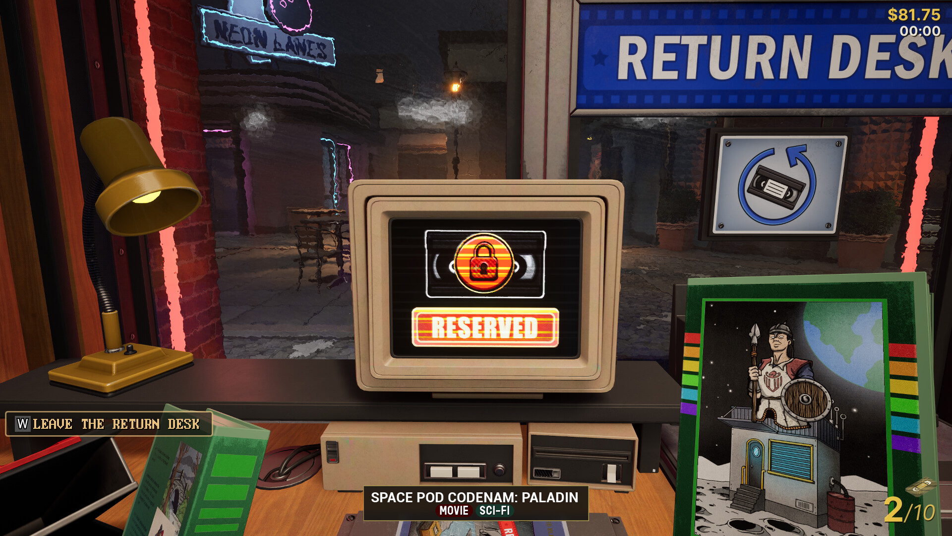 #1. Retro Rewind - Video Store Simulator Demo (Steam) 来自: Blood Pact Studios