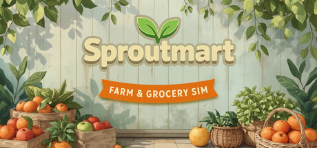 Sproutmart - Farm & Grocery Sim game cover