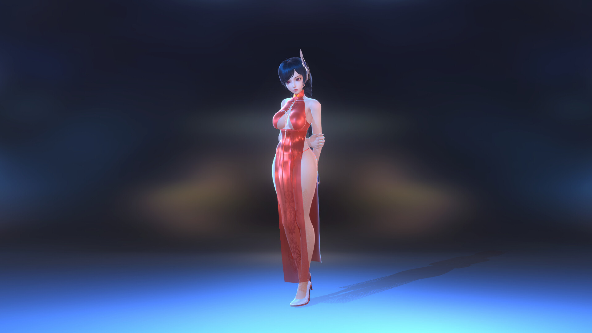 Angel Legion-DLC High-Slit Cheongsam (Red) Featured Screenshot #1