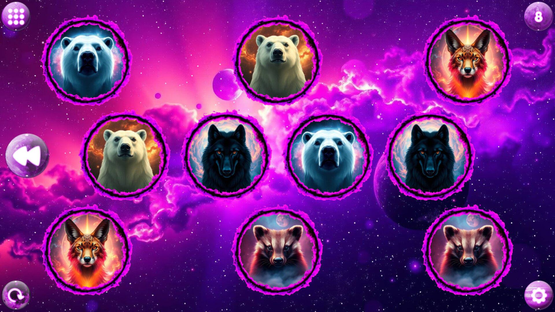 #4. Space Memory: Predators (Steam) Podle: Quantum Quiver Games