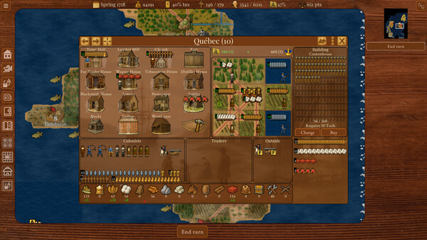 Screenshot 2 of 1492 - Colonization of the New World - additional gameplay view