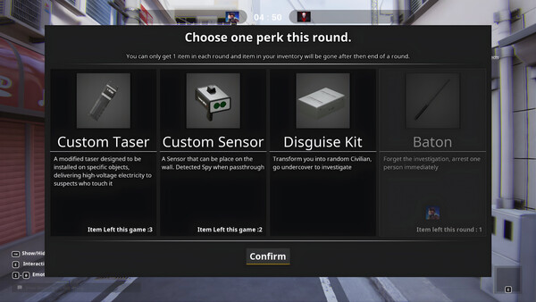 Screenshot of Agent Versus