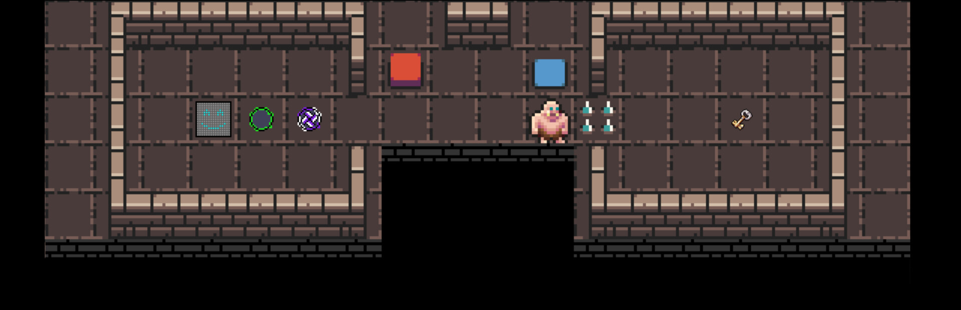 Puzzling Robot in the Dungeon