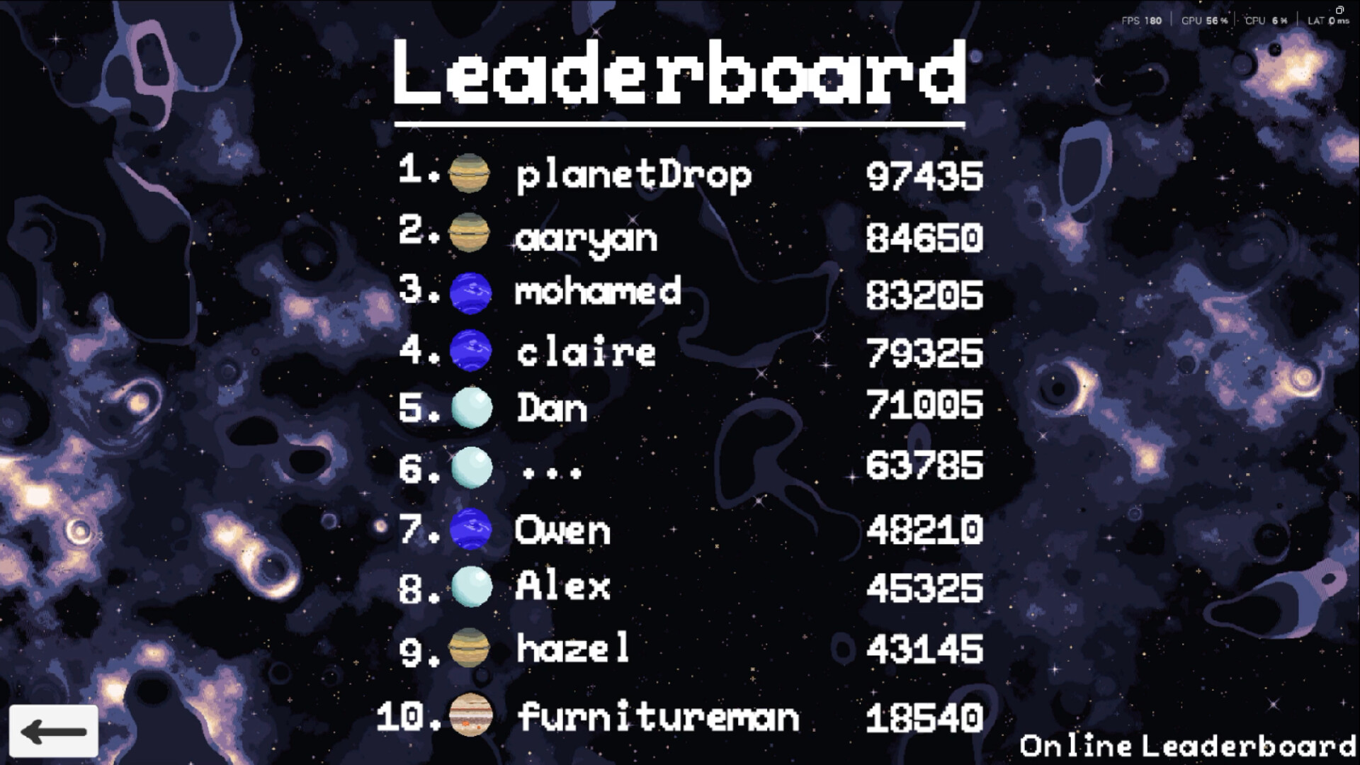 #5. Planet Drop (Steam) Bởi: danenjoysgames