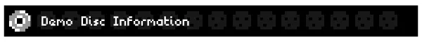 Demo Disc Information