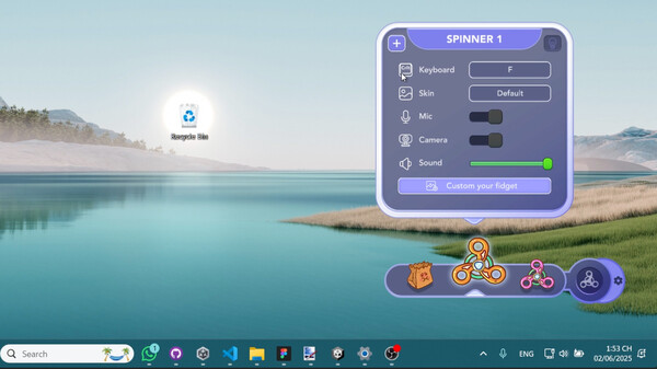 Desktop Fidget Demo