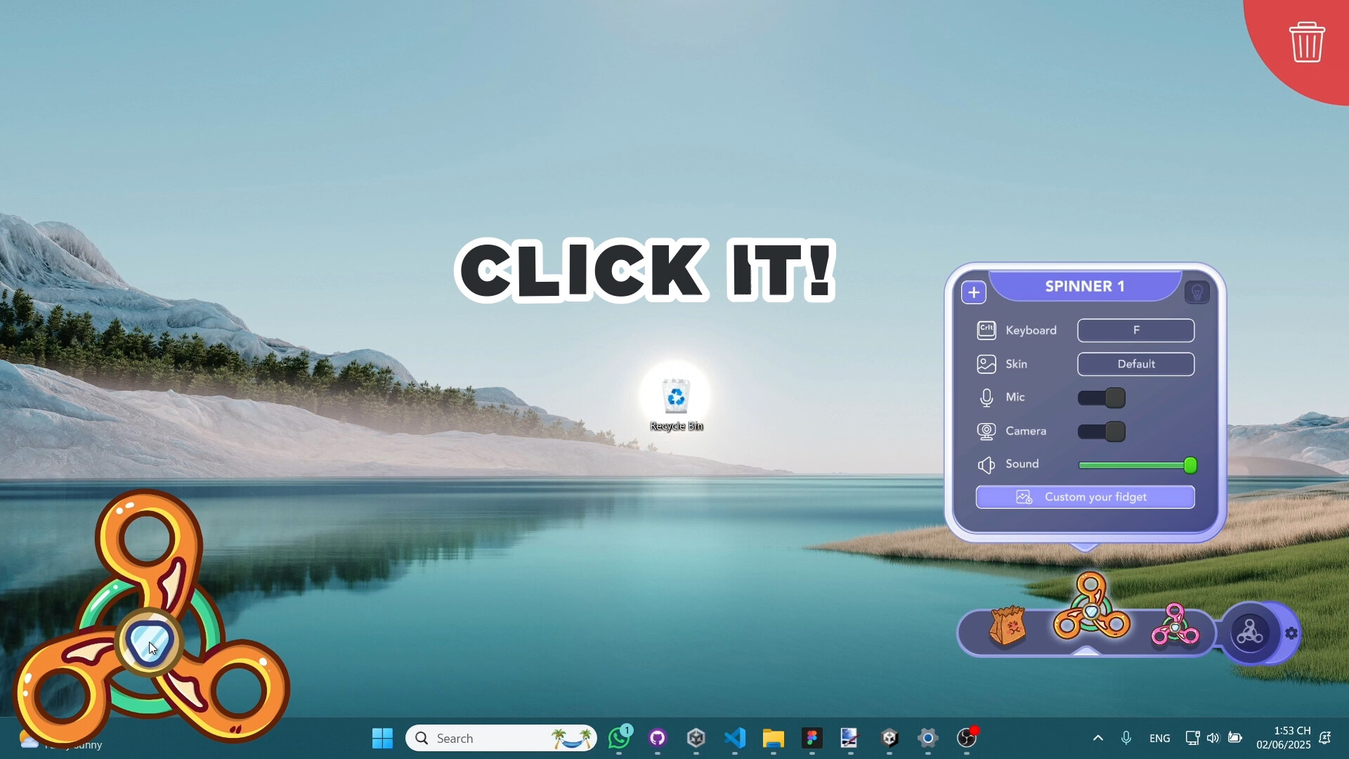 #1. Desktop Fidget Demo (Steam) 由: BITCOVER
