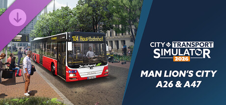 Обложка City Transport Simulator - Bus DLC: MAN Lion's City A26 & A47