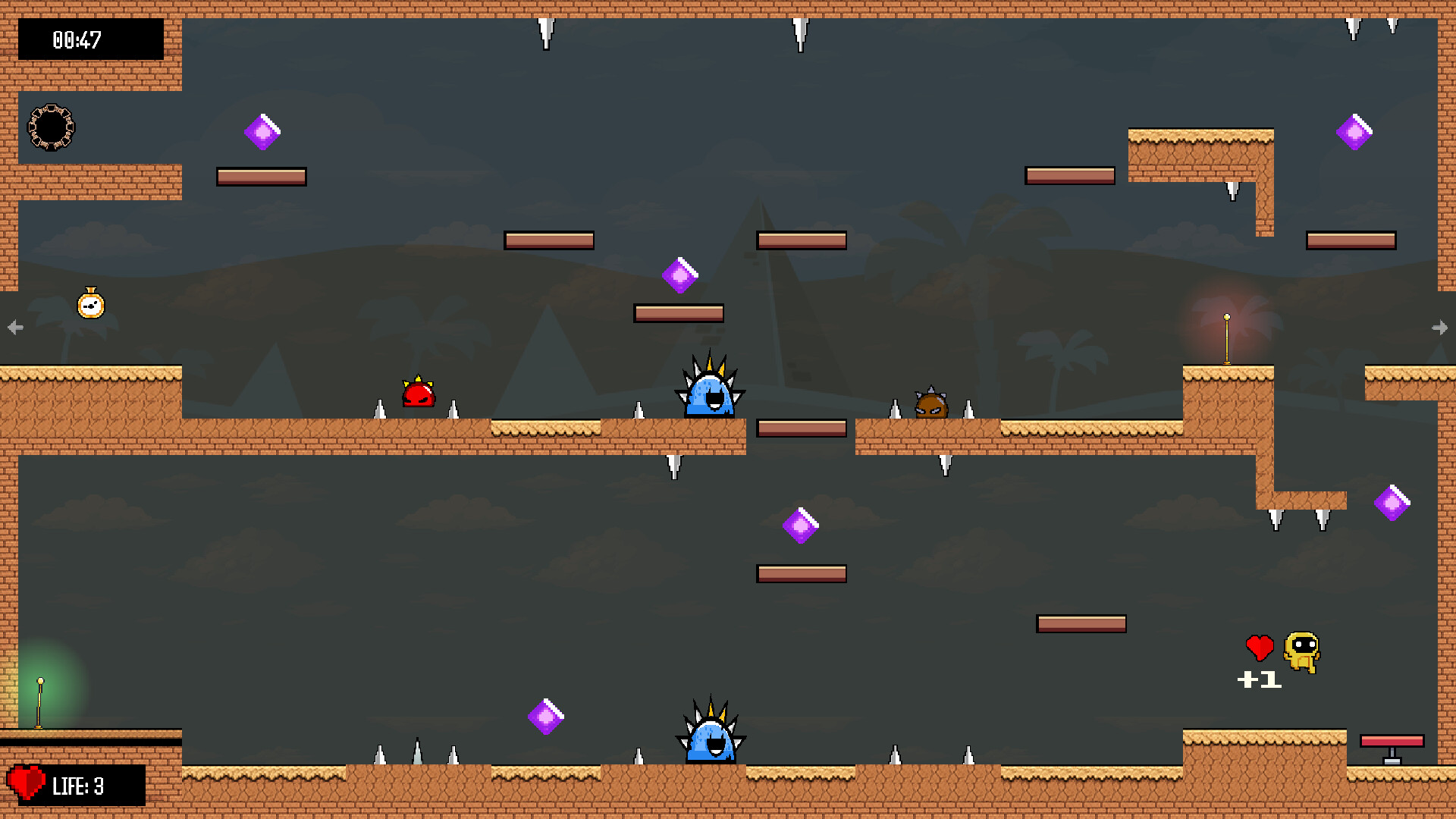 Escape from Spikes