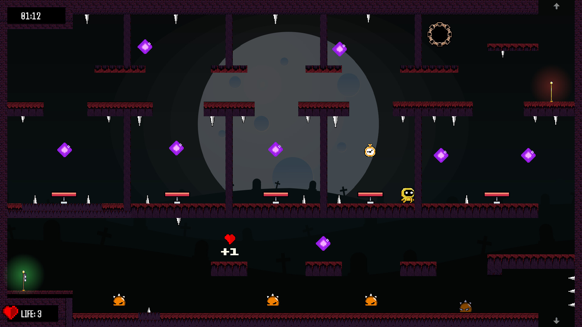 Escape from Spikes