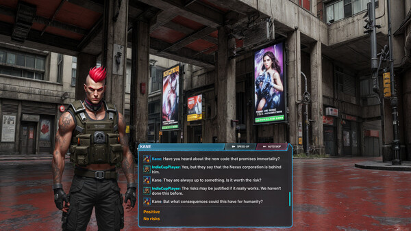 Humanity Echo: Cyberpunk Tactical RPG screenshot 3