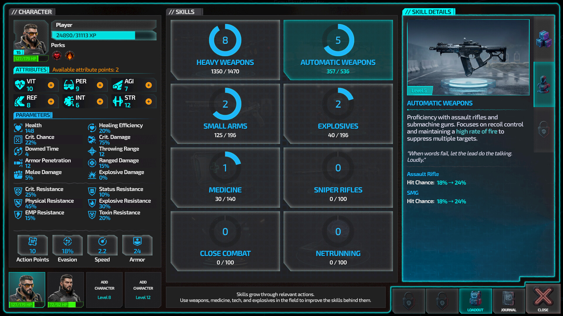 Humanity Echo: Cyberpunk Tactical RPG screenshot 7