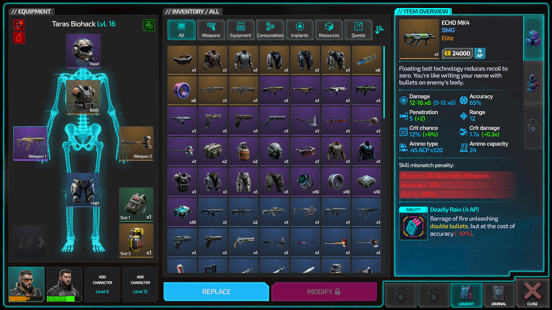 Humanity Echo: Cyberpunk Tactical RPG screenshot #2