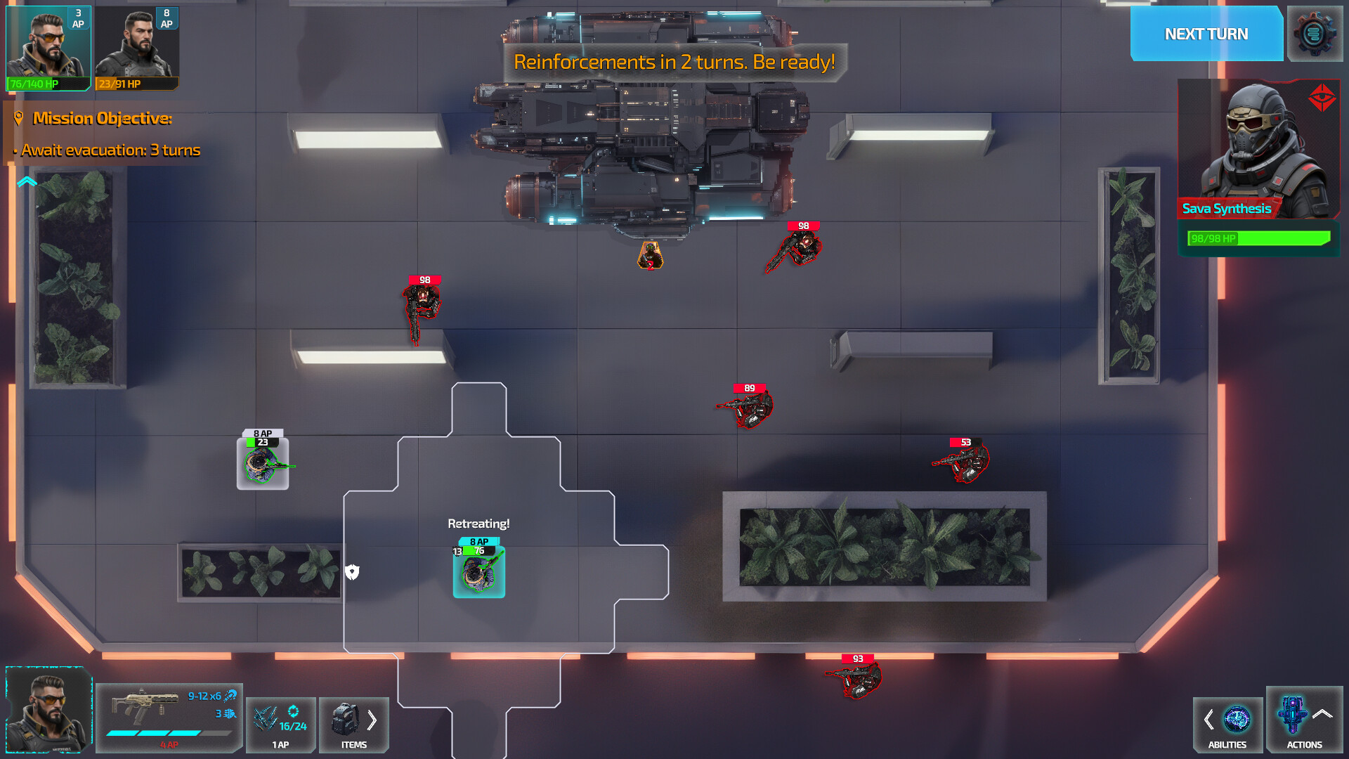 Скриншот игры Humanity Echo: Cyberpunk Tactical RPG - 5