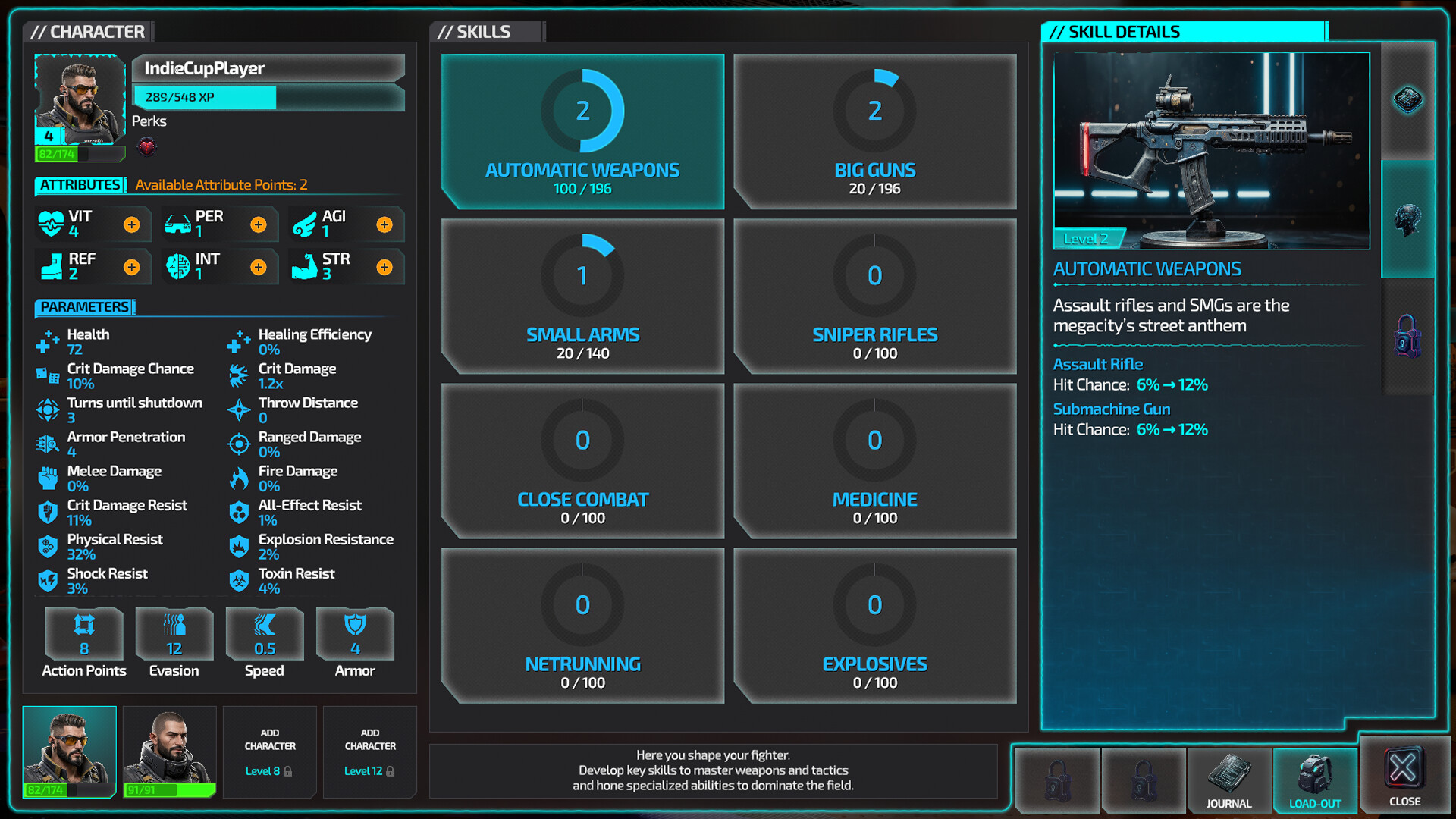 Humanity Echo: Cyberpunk Tactical RPG screenshot #5