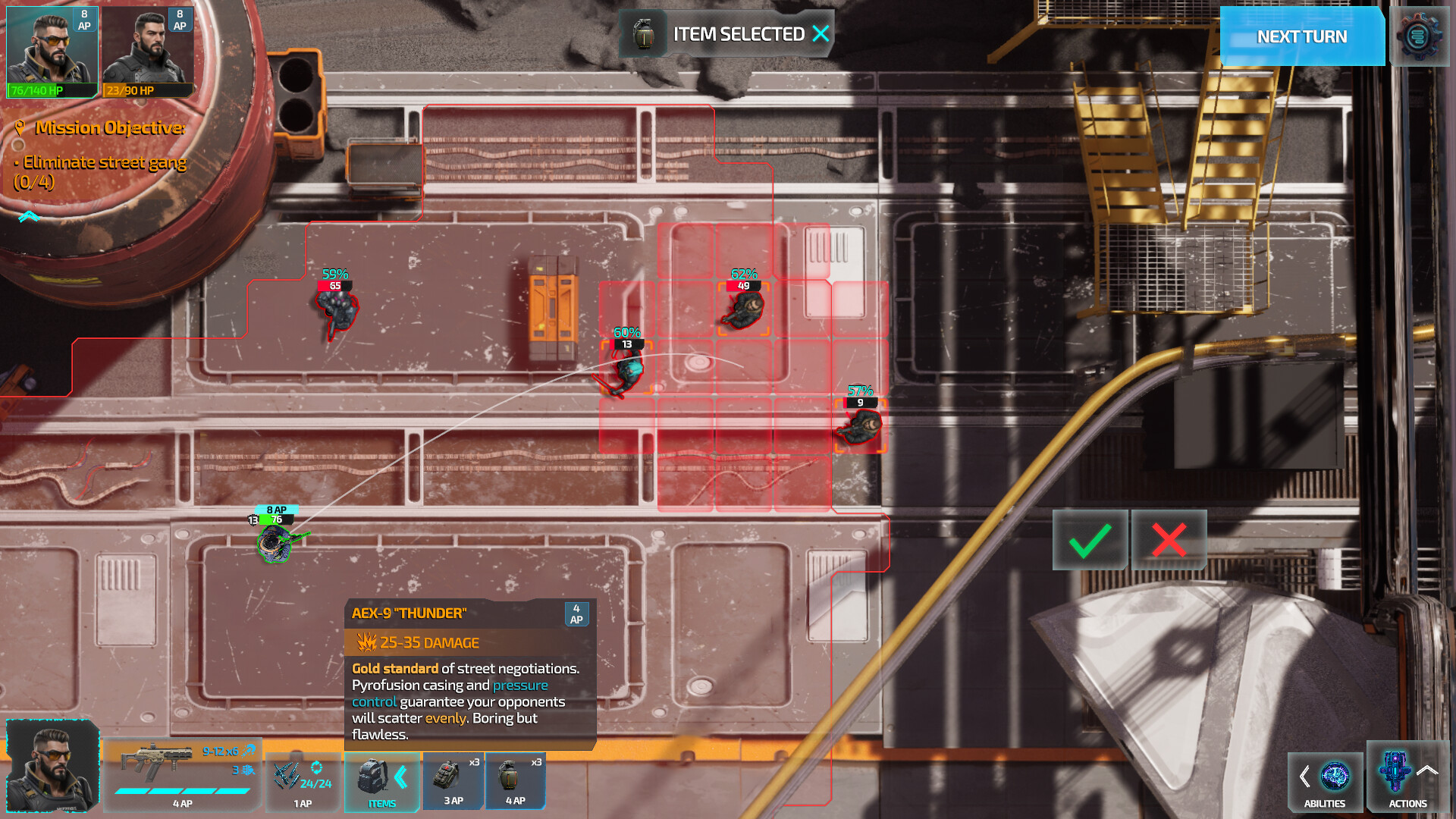 Скриншот игры Humanity Echo: Cyberpunk Tactical RPG - 1