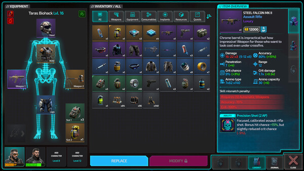 Screenshot 2 of Humanity Echo: Cyberpunk Tactical RPG - additional gameplay view