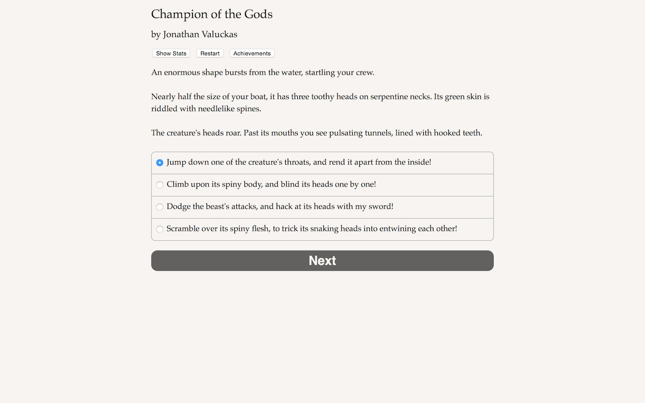 Champion of the Godsのスクリーンショット 1