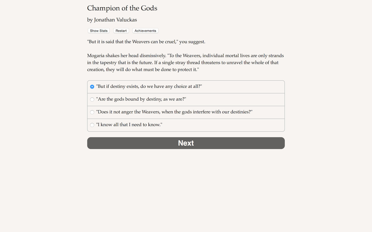 Champion of the Gods screenshot #2