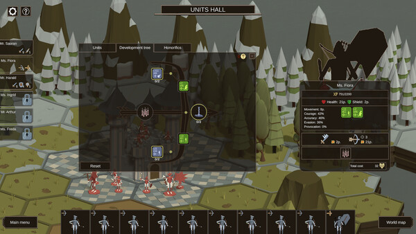 Screenshot of Tabletop Fantasy War