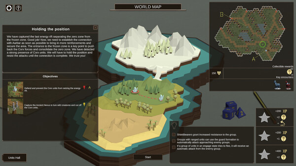 Screenshot of Tabletop Fantasy War