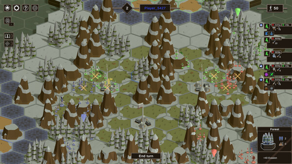 Tabletop Fantasy War screenshot 2