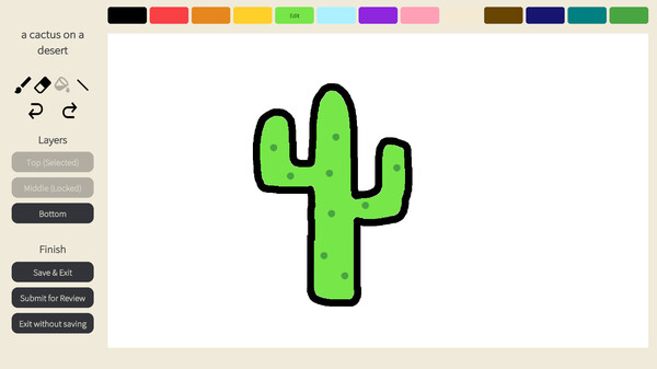 Скриншот из Cozy Sketcher - AI Drawing Game Скриншот из Cozy Sketcher - AI Drawing Game