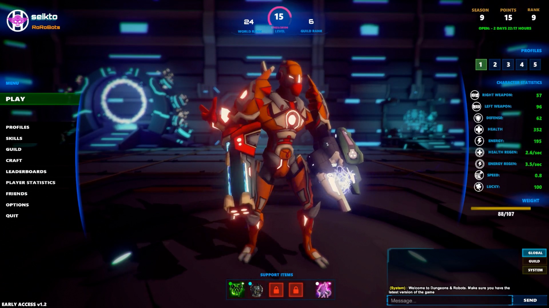 #7. Dungeons and Robots (Steam) Bởi: Glow Games Studio