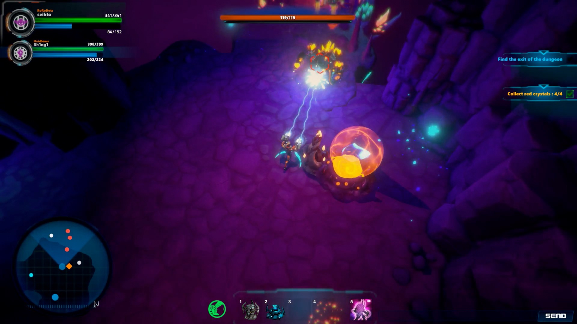 #5. Dungeons and Robots (Steam) Bởi: Glow Games Studio