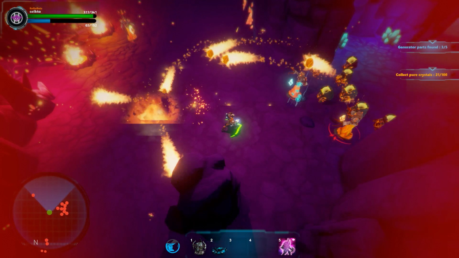 #2. Dungeons and Robots (Steam) Bởi: Glow Games Studio