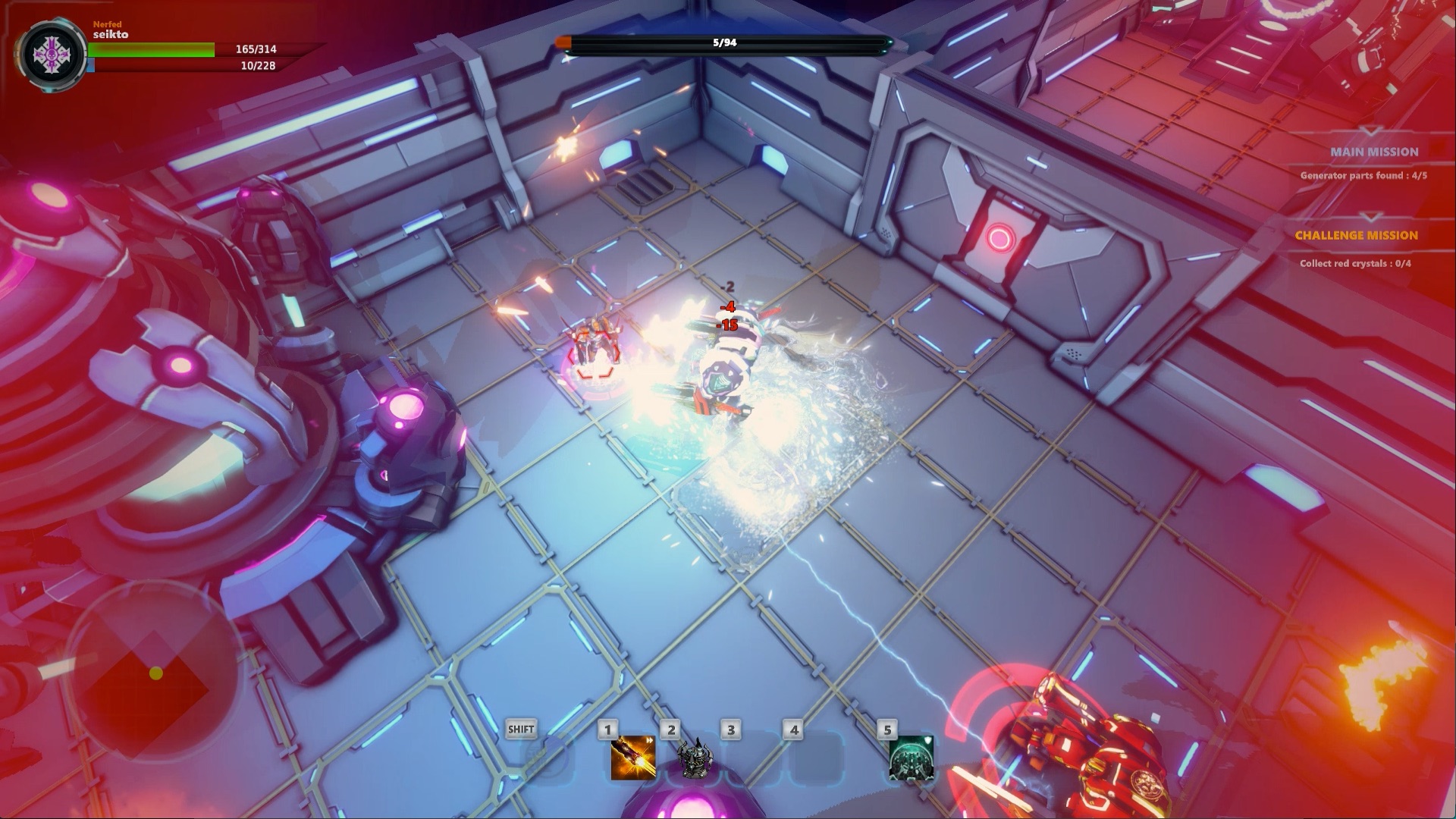 #4. Dungeons and Robots (Steam) Bởi: Glow Games Studio
