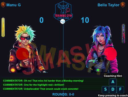 Скриншот из CyberPong AI