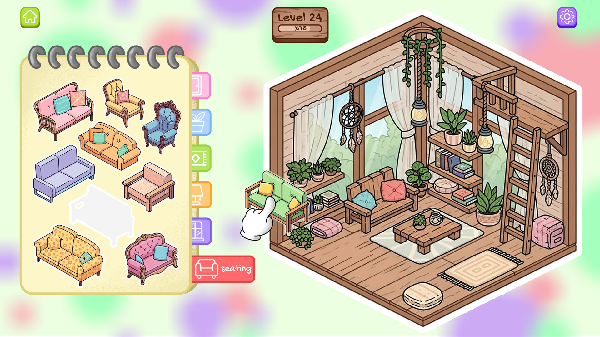Cozy Sticker Home screenshot #1