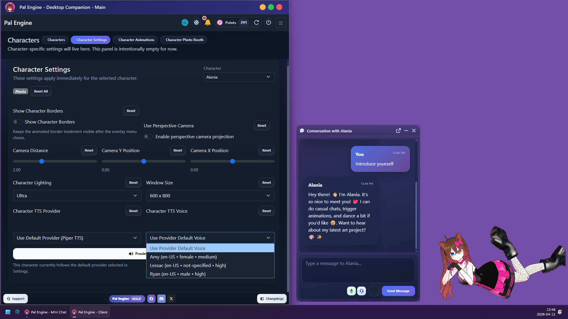 Pal Engine - Desktop Companion screenshot 5