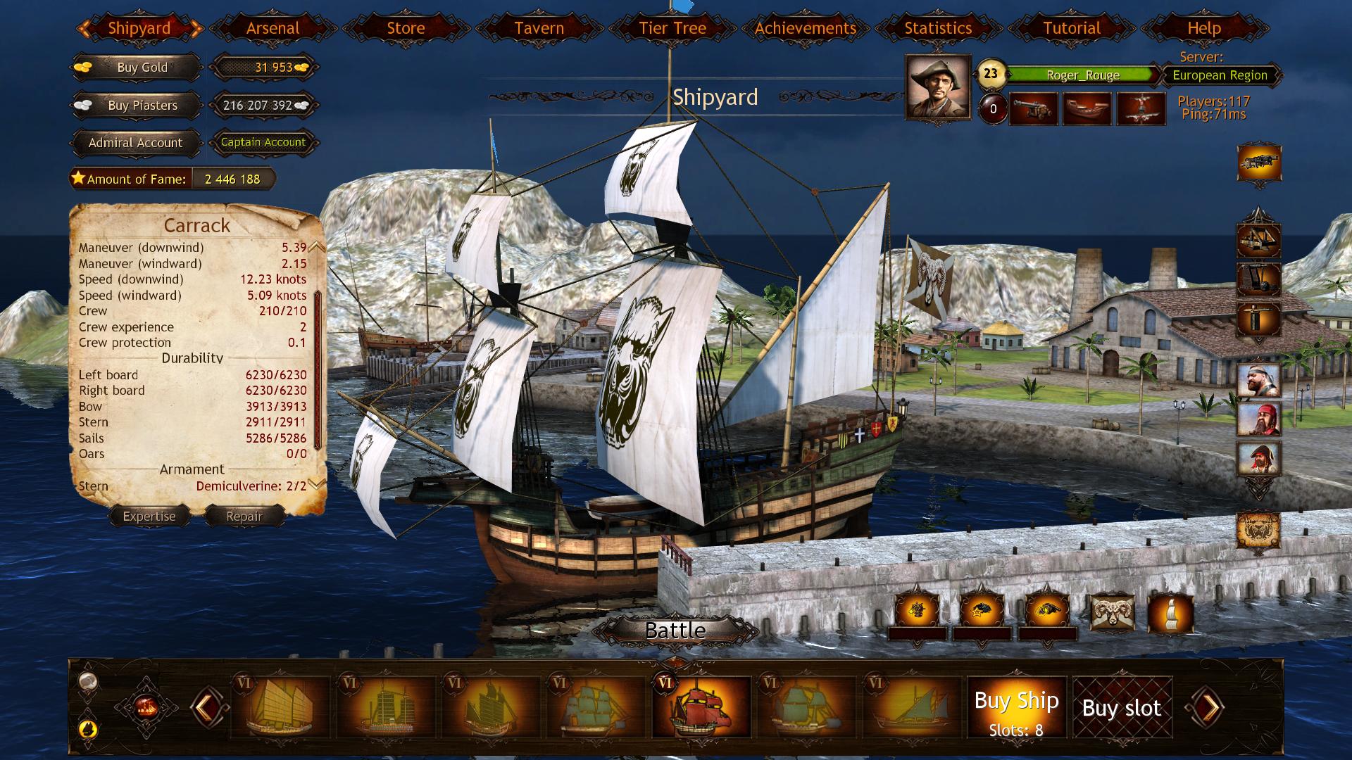 Wind of Luck: Arena - Caribbean Admiral pack Featured Screenshot #1