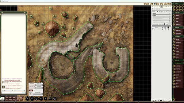Fantasy Grounds - Pathfinder RPG - Flip-Mat: Alien Ruins